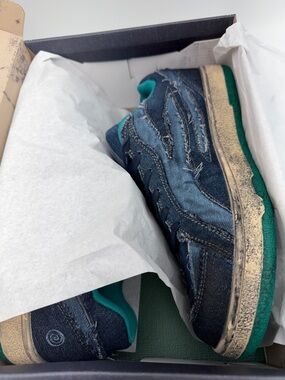 Round 2 Chunkee Skate Shoe blue Denim